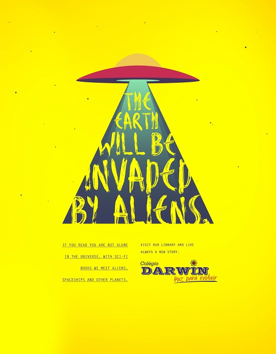 iklan pendidikan gemar membaca darwin aliens