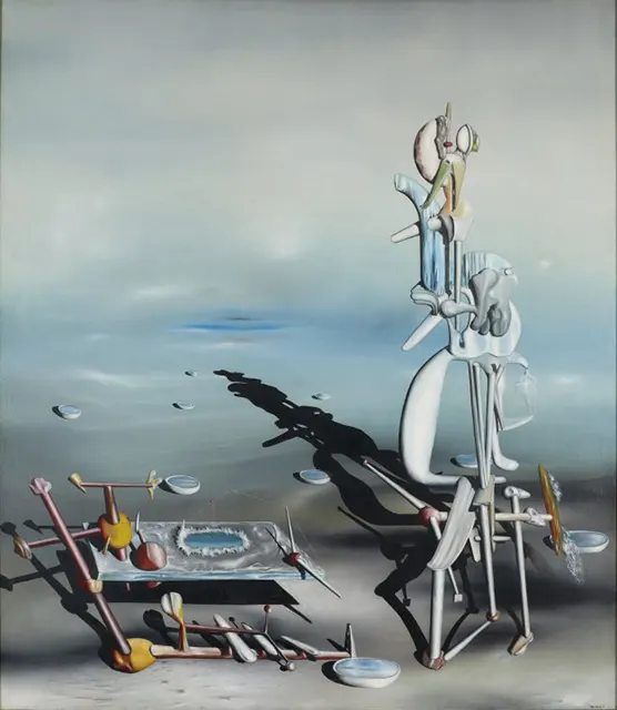 Lukisan Surealisme Divisibilité indéfinie, 1942 karya Yves Tanguy