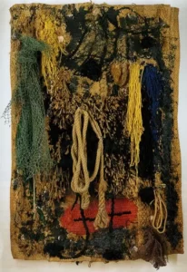 Lukisan Surealisme Sobreteixim 2, (1972) karya Joan Miro