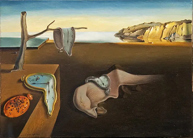 The Persistence of Memory karya Salvador Dali.