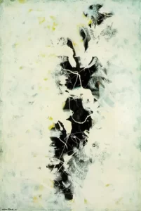 Lukisan Abstraksionisme The Deep, (1953) karya Jackson Pollock