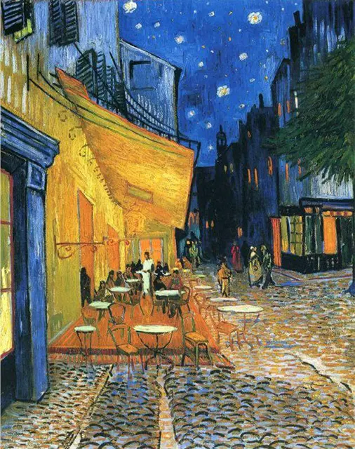 Café Terrace at Night, (1888)