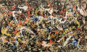 Lukisan Convergence, (1952) karya Jackson Pollock