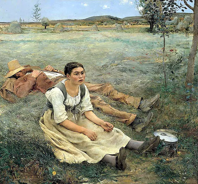 Haymaking (1877), karya Jules Bastien-Lepage