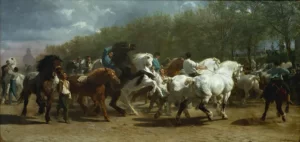 Lukisan Naturalis The Horse Fair (1853) – Rosa Bonheur