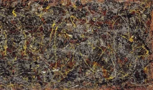 Lukisan Number 5, (1948) karya Jackson Pollock
