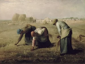 Lukisan naturalis The Gleaners (1857) – Jean-François Millet